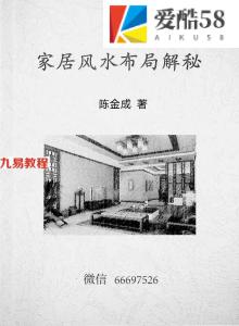 《家居风水布局解密》pdf 风清扬陈金成著69页 百度云下载！