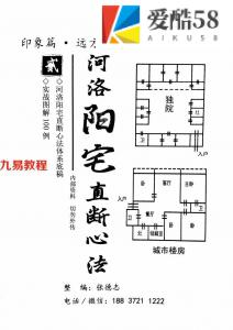 张德志2020年河洛阳宅直断心法.pdf 160页内部资料 百度网盘下载！