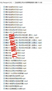 王进武三僚杨公风水内部课程视频33集3个小时，高清视频。