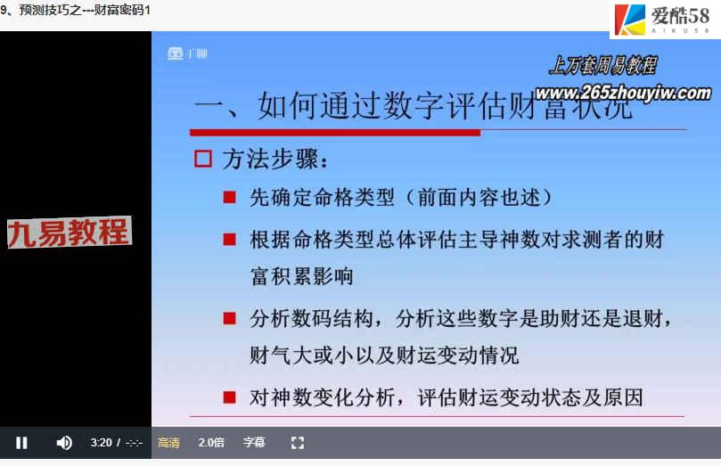 弘德堂易经智慧《上古神数》课程22集视频 百度云下载！