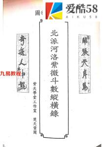 北派河洛紫微斗数纵横录pdf 386页 楚天云阔 百度云下载！