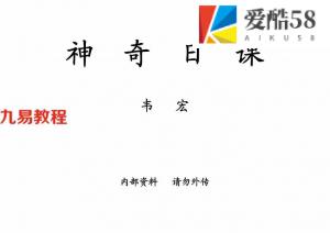 《神奇日课》韦宏.pdf 内部资料 百度云网盘资源下载！