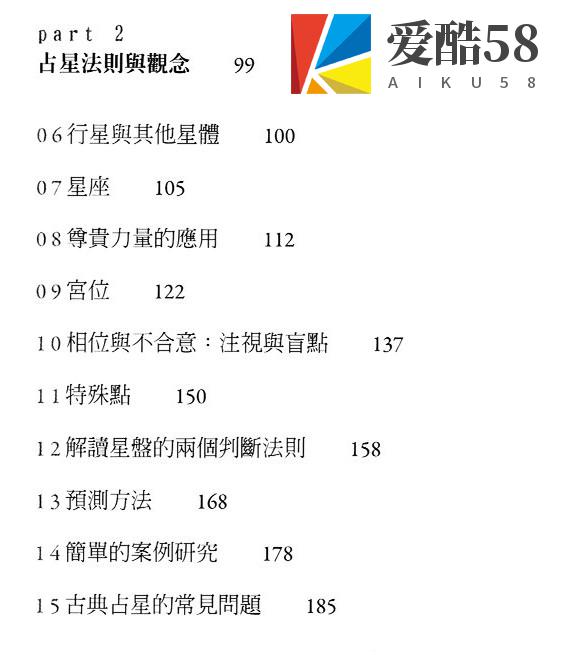 当代古典占星研究 希斯莉 281页插图1