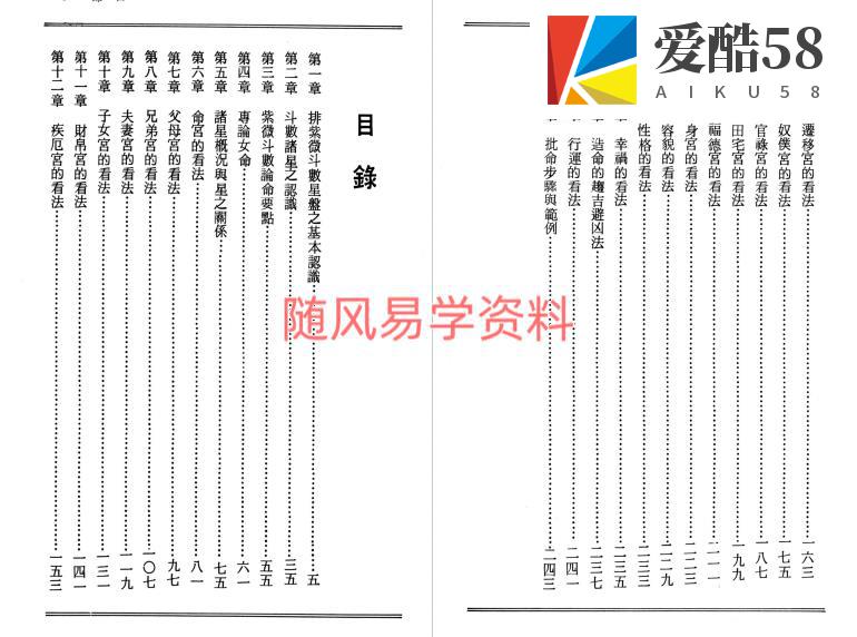 法主堂山人 紫微斗数测吉凶254页pdf