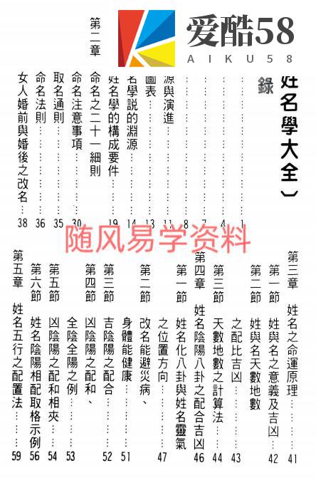 陈信嘉  姓名学大全  命名诀窍大公开  739页pdf