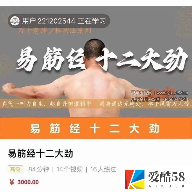 万千 易筋经十二大劲14集