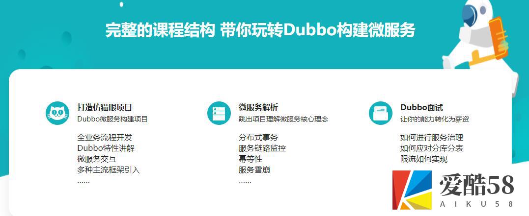 【JAVA】应用Dubbo框架打造仿猫眼项目 理解微服务核心思想