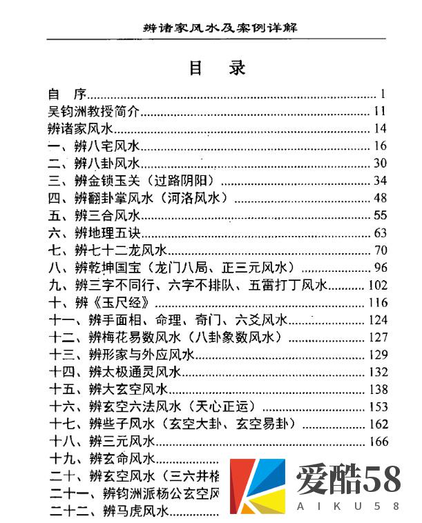 吴均洲-辨诸家风水及案例详解插图1