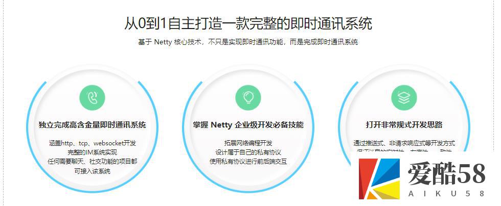 【JAVA】Netty+SpringBoot开发即时通讯系统｜ppt齐全｜完结无秘15章