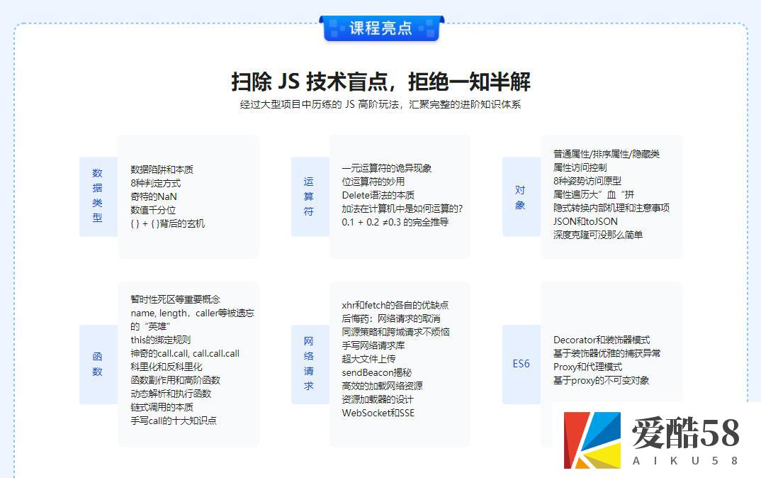 【WEB前端】破解JavaScript高级玩法，成为精通 JS 的原生专家｜完结无秘